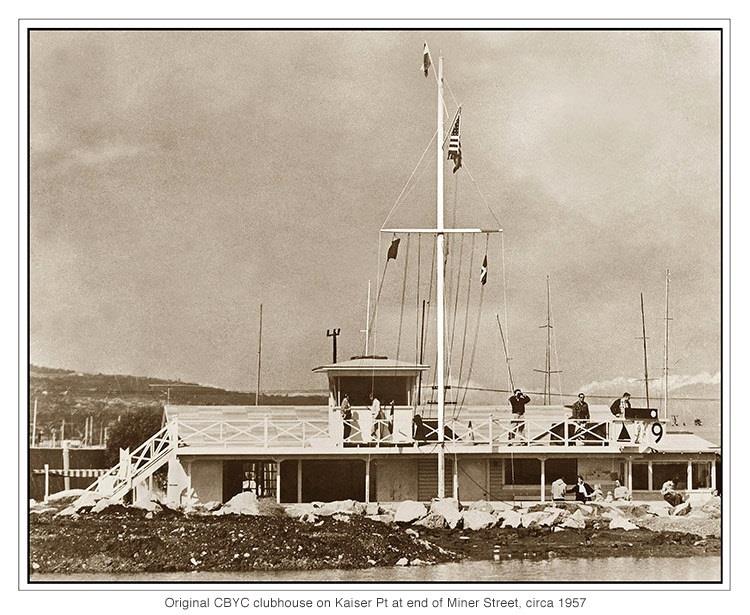 original CBYC clubhouse on Kaiser Pt at end of Miner Street, circa 1957