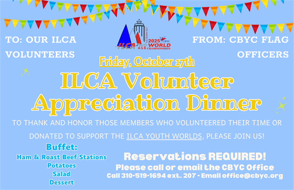 ILCA APPRECIATION PARTY