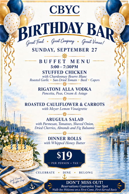 BIRTHDAY BAR SUNDAY