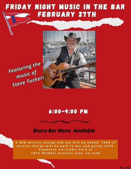 FRIDAY NIGHT MUSIC - STEVE TUCKER